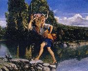 Orazio Gentileschi Saint Christopher France oil painting artist